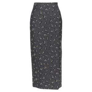 Brock Collection floral cloque dart knitee length pencil skirt